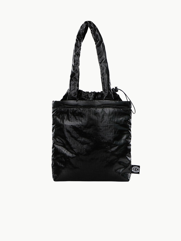 PADDED BAG [M] GLOSSY BLACK